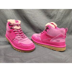 UGG Australia Girls Highland Hi Heritage Boots Suede Pink Size 5 NEW NO BOX!